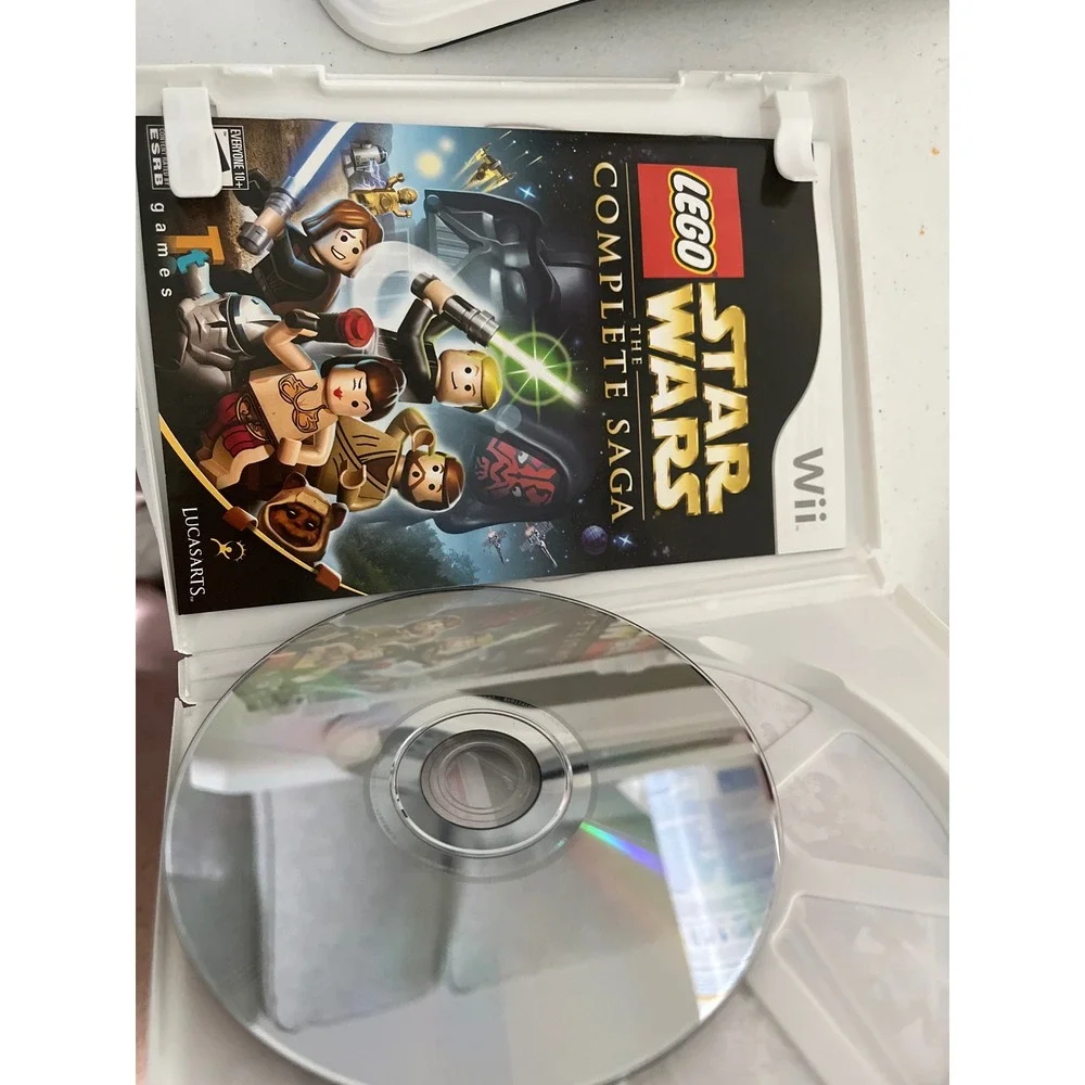 Nintendo Wii 3 Game LEGO Star Wars Complete Saga Clone Wars Little League 2009